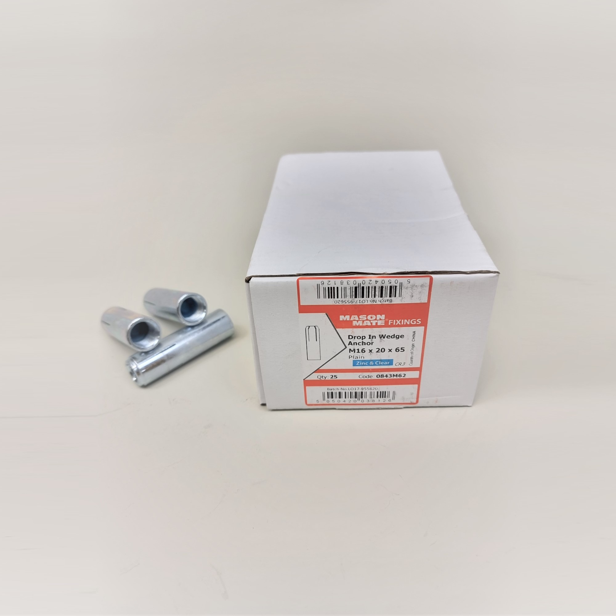 Drop In Wedge Anchor M16 25 Pack Hertfordshire Diamond Products