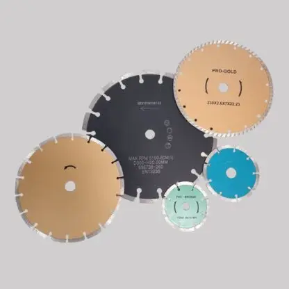 General Purpose Diamond Saw in 105mm to 450mm. A range of diamond blades for Professional and DIY Tool Boxes