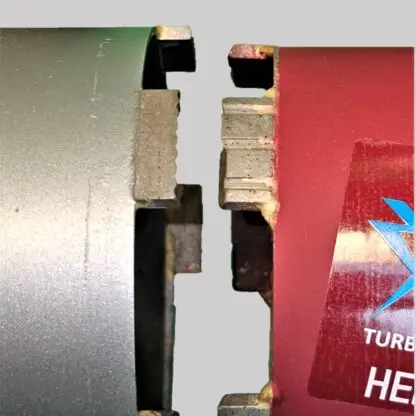 XDP Turbo and Standard dry core drills Segment comparison